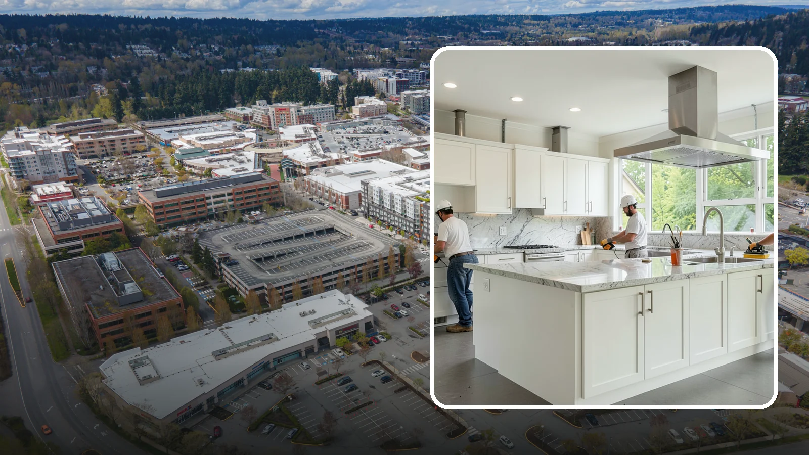Commercial Kitchen Construction in Redmond, King County, WA - Construction of commercial kitchens with compliant ventilation, plumbing, and equipment.