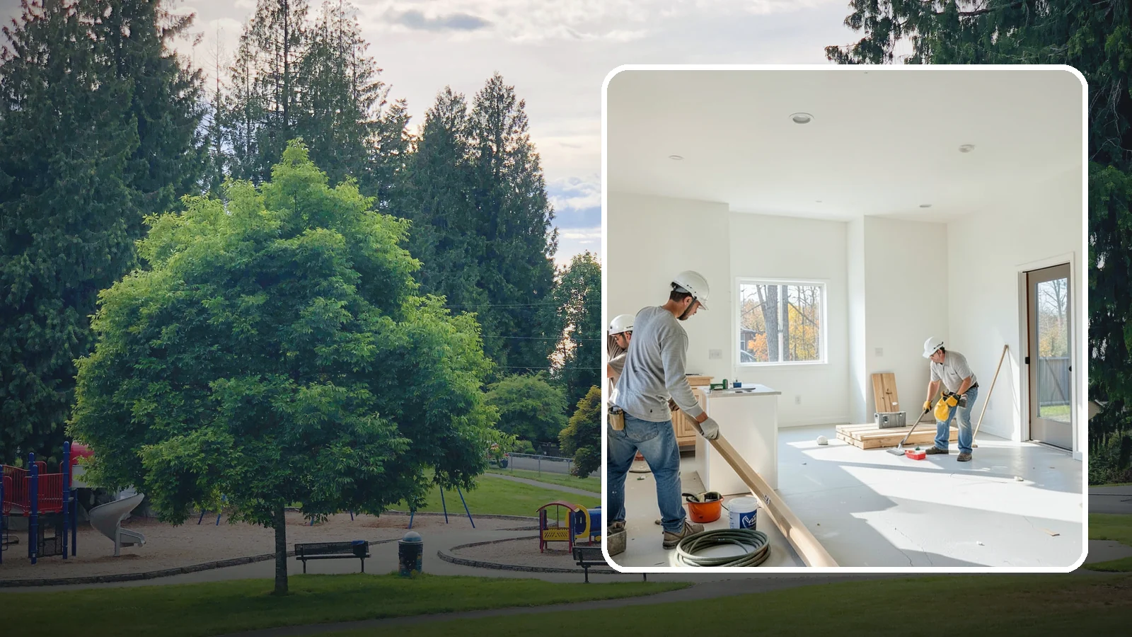 Commercial Remodeling in Bonney Lake, Pierce County, WA - Renovation of existing commercial spaces to refresh function, code compliance, and appearance.