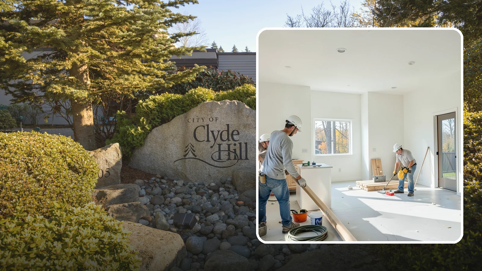 Commercial Remodeling in Clyde Hill, King County, WA - Renovation of existing commercial spaces to refresh function, code compliance, and appearance.