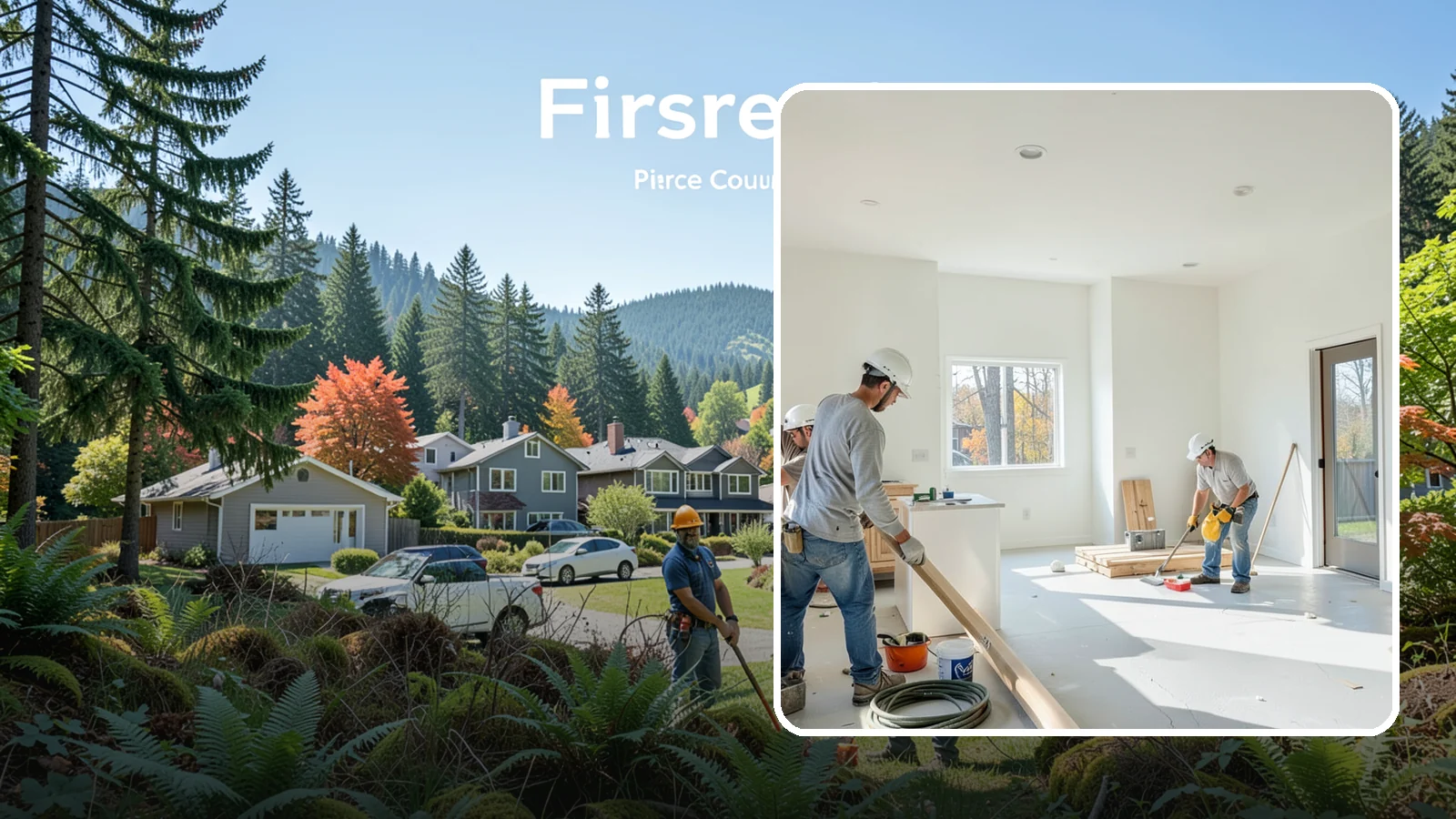 Commercial Remodeling in Fircrest, Pierce County, WA - Renovation of existing commercial spaces to refresh function, code compliance, and appearance.