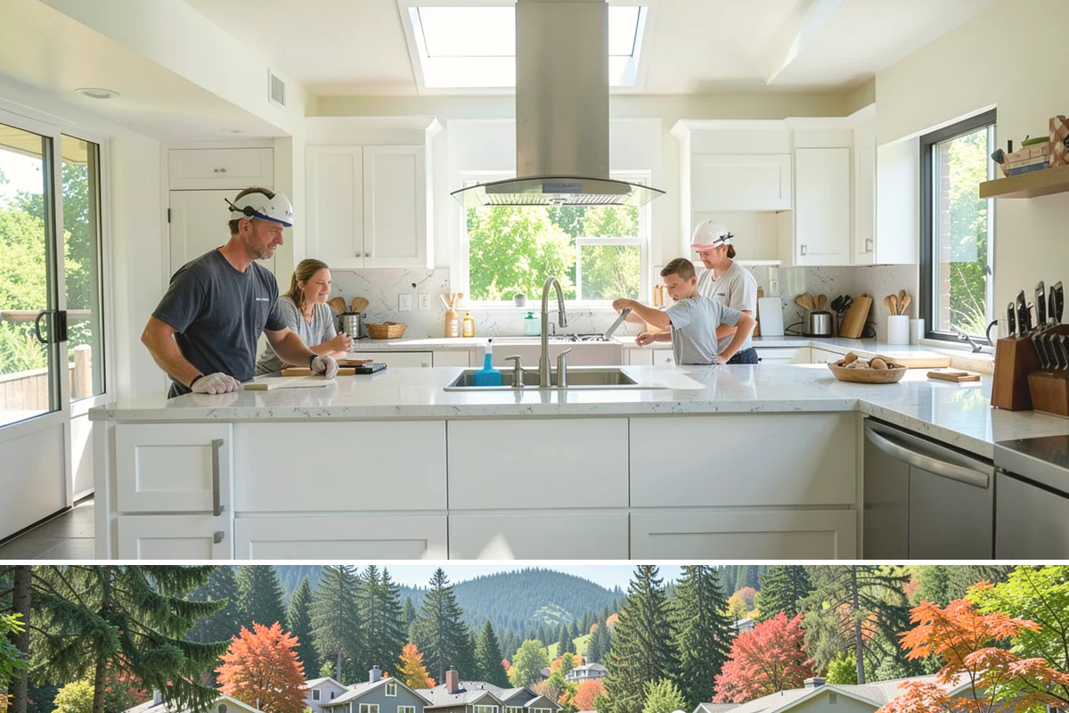 Commercial Remodeling in Fircrest, Pierce County, WA - Interior commercial remodels run year-round, though exterior facade work is best planned for drier months.