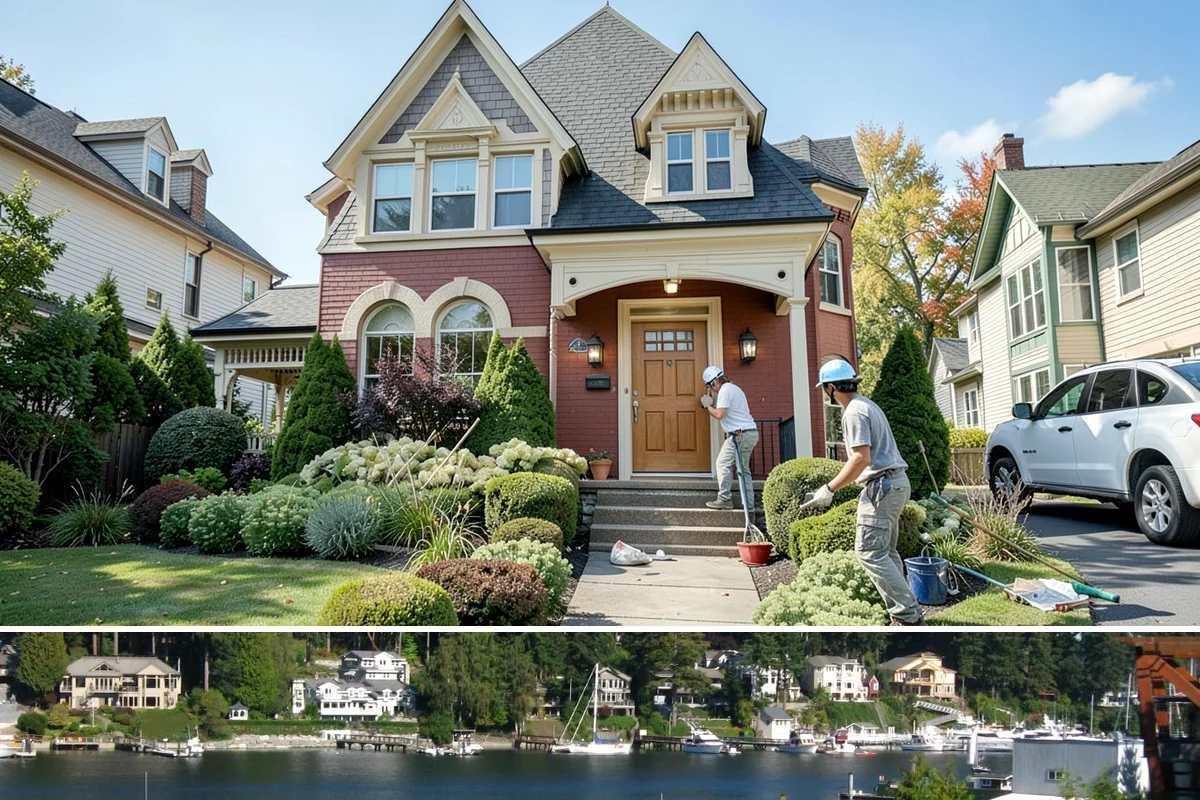 Commercial Remodeling in Gig Harbor, Pierce County, WA - Interior commercial remodels run year-round, though exterior facade work is best planned for drier months.