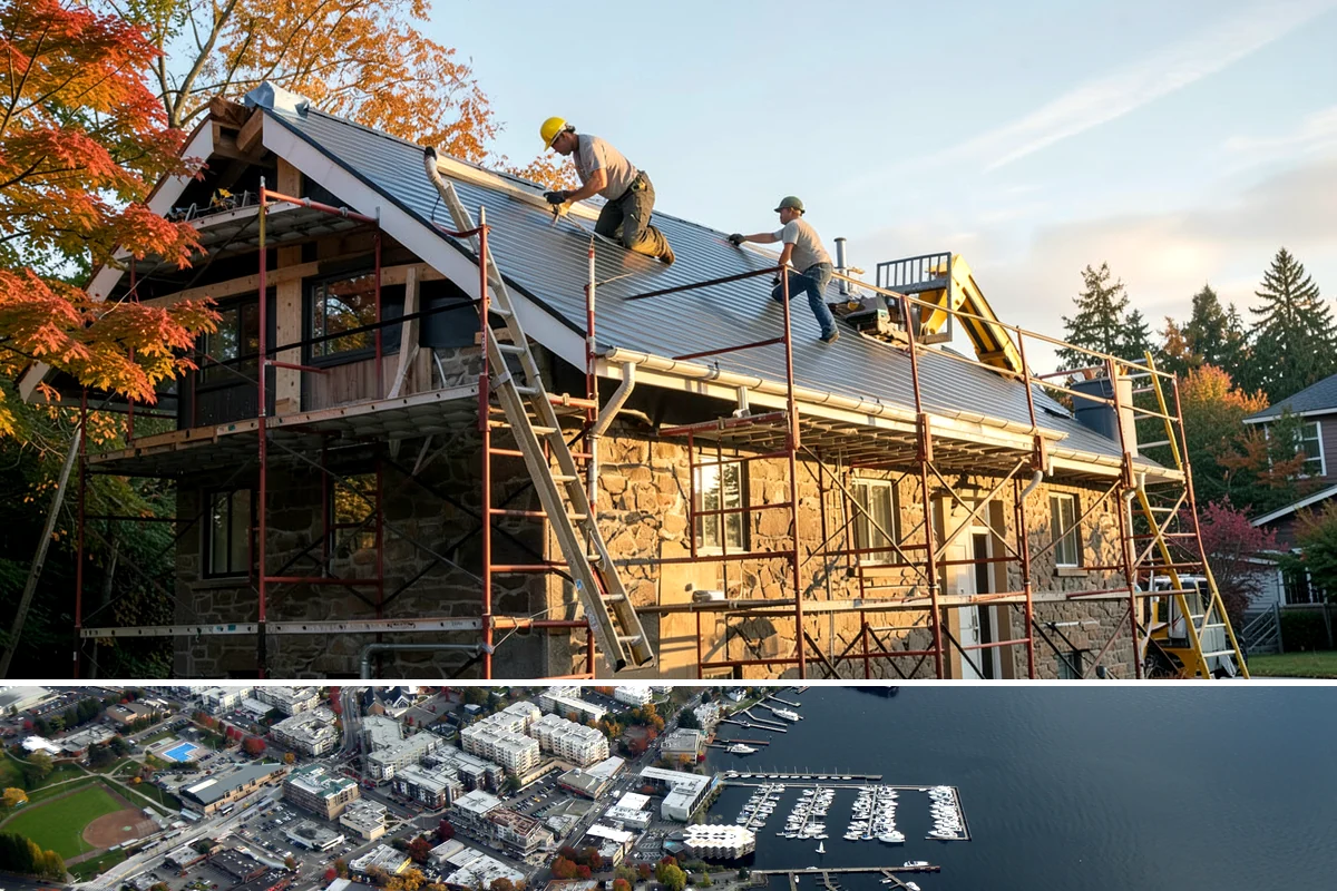 Commercial Remodeling in Kirkland, King County, WA - Interior commercial remodels run year-round, though exterior facade work is best planned for drier months.