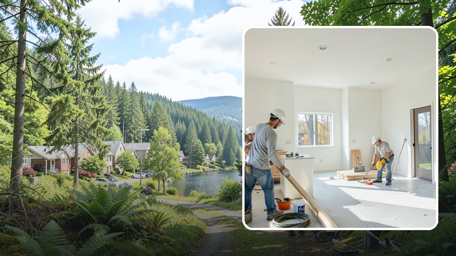 Commercial Remodeling in Lake Forest Park, King County, WA - Renovation of existing commercial spaces to refresh function, code compliance, and appearance.