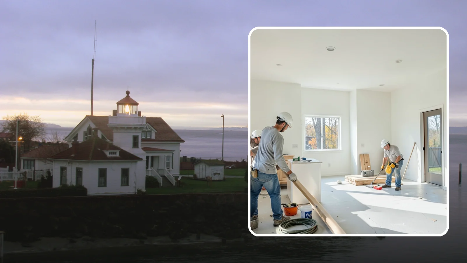 Commercial Remodeling in Mukilteo, Snohomish County, WA - Renovation of existing commercial spaces to refresh function, code compliance, and appearance.