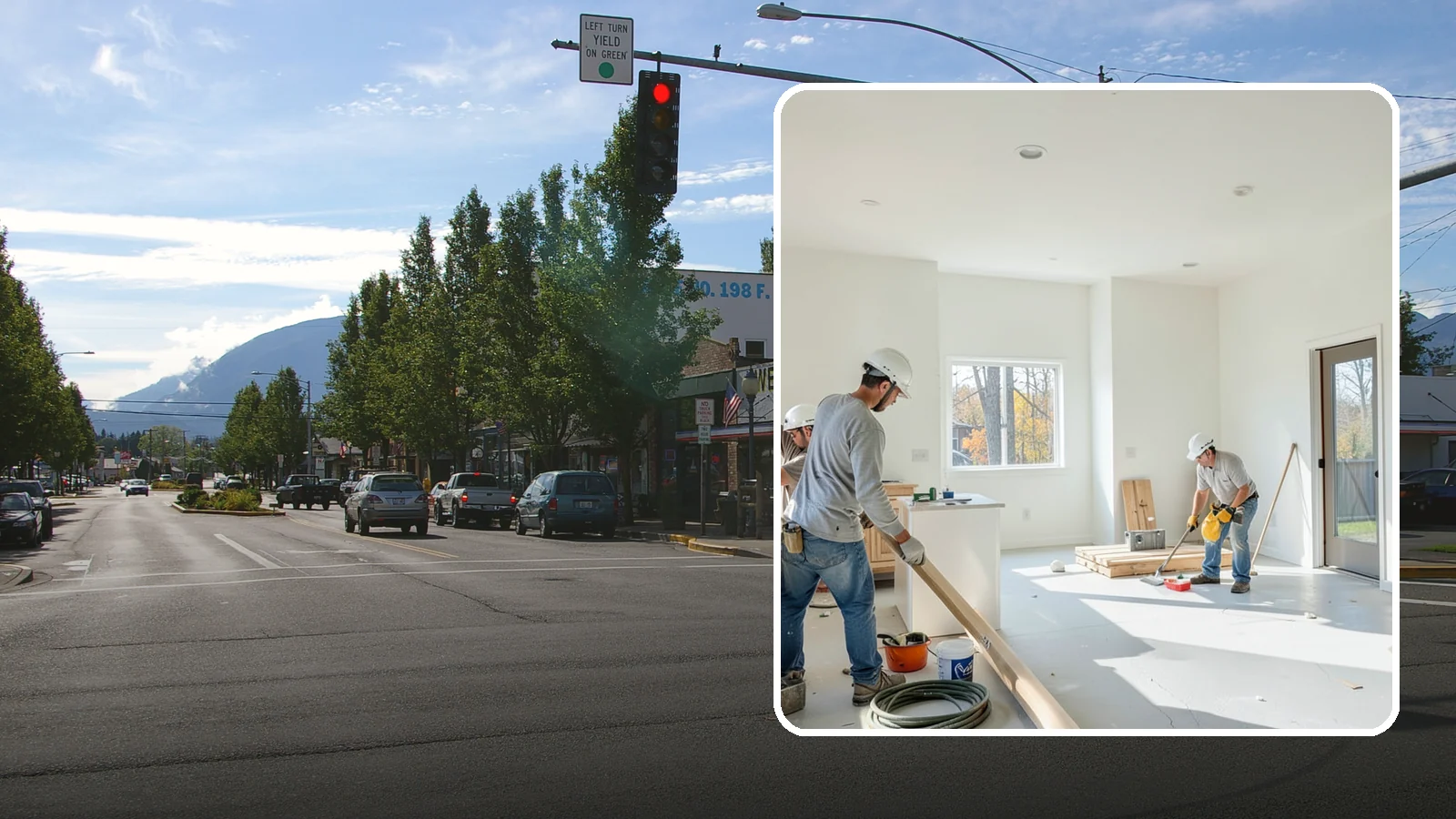 Commercial Remodeling in North Bend, King County, WA - Renovation of existing commercial spaces to refresh function, code compliance, and appearance.