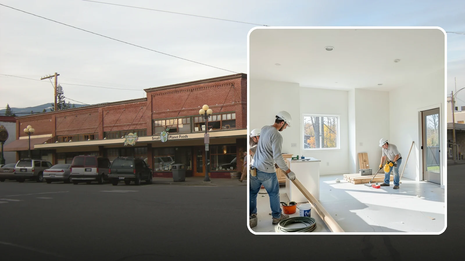 Commercial Remodeling in Sedro-Woolley, Skagit County, WA - Renovation of existing commercial spaces to refresh function, code compliance, and appearance.