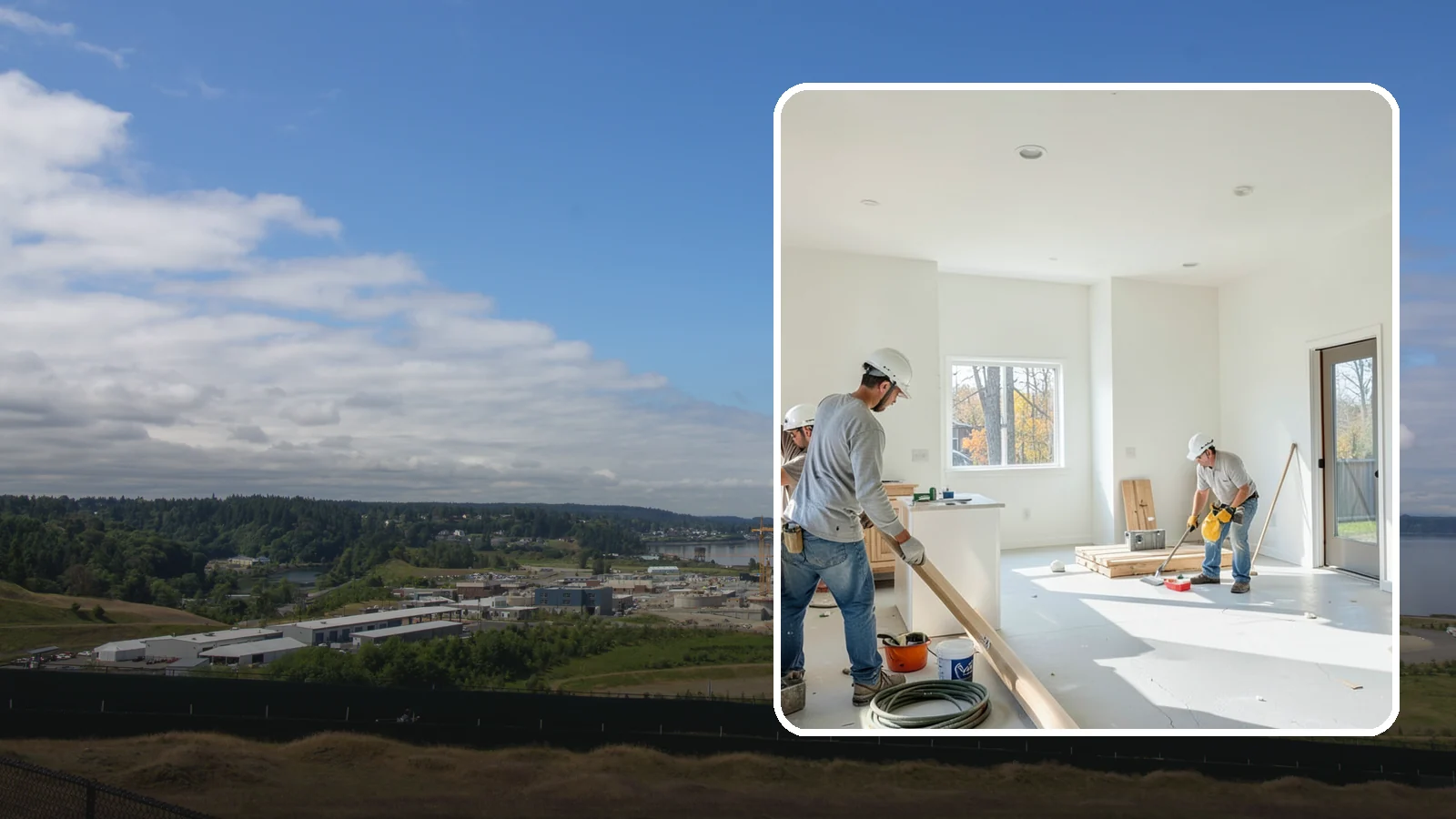 Commercial Remodeling in University Place, Pierce County, WA - Renovation of existing commercial spaces to refresh function, code compliance, and appearance.