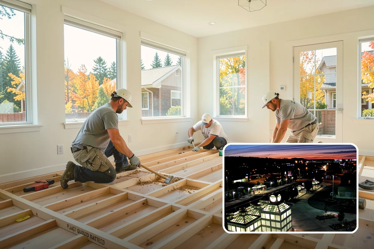 Composite Deck Installation in Auburn, King County, WA - Virtually no annual maintenance beyond an occasional wash