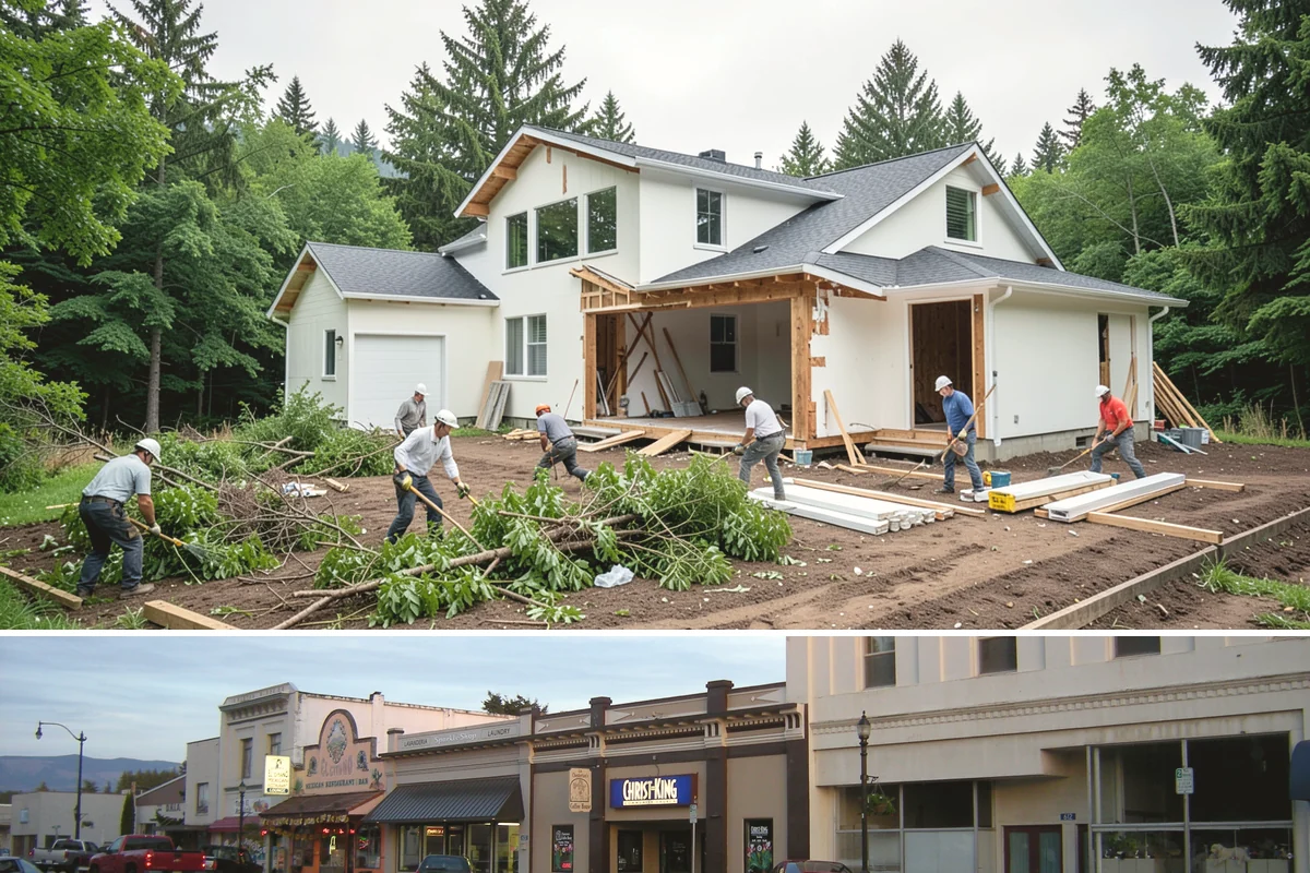 Composite Deck Installation in Burlington, Skagit County, WA - Composite installs well in any season, but a drier stretch makes substructure and framing work faster and cleaner.