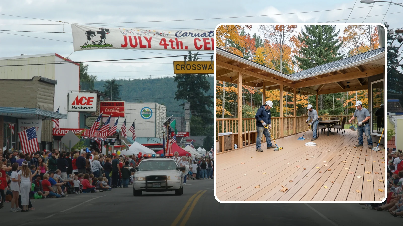 Composite Deck Installation in Carnation, King County, WA - Low-maintenance composite decking that resists Northwest rain, rot, and fading for decades.