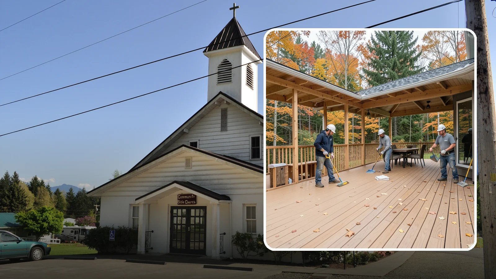 Composite Deck Installation in Concrete, Skagit County, WA - Low-maintenance composite decking that resists Northwest rain, rot, and fading for decades.