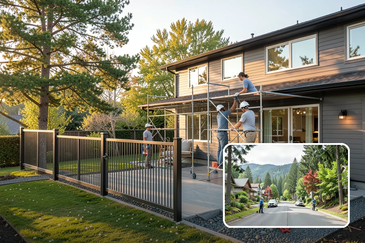Composite Deck Installation in Darrington, Snohomish County, WA - Virtually no annual maintenance beyond an occasional wash