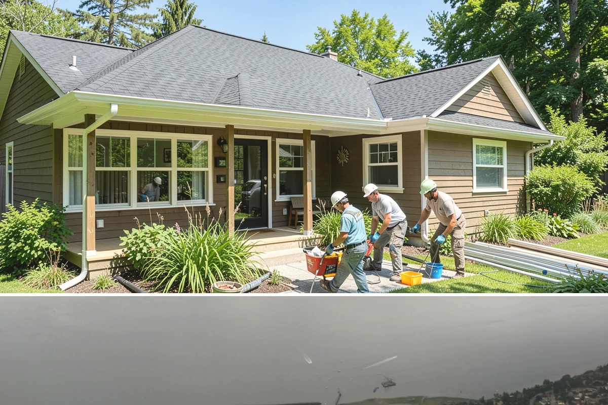 Composite Deck Installation in Des Moines, King County, WA - Composite installs well in any season, but a drier stretch makes substructure and framing work faster and cleaner.