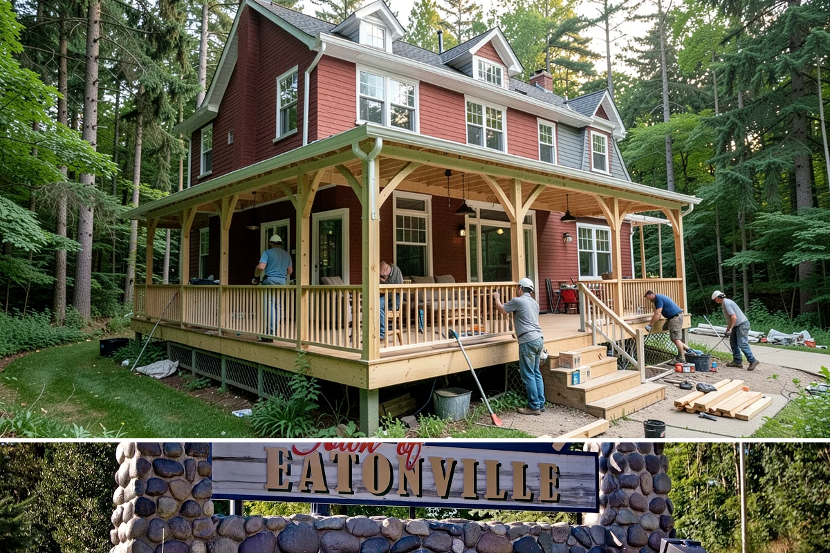 Composite Deck Installation in Eatonville, Pierce County, WA - Composite installs well in any season, but a drier stretch makes substructure and framing work faster and cleaner.