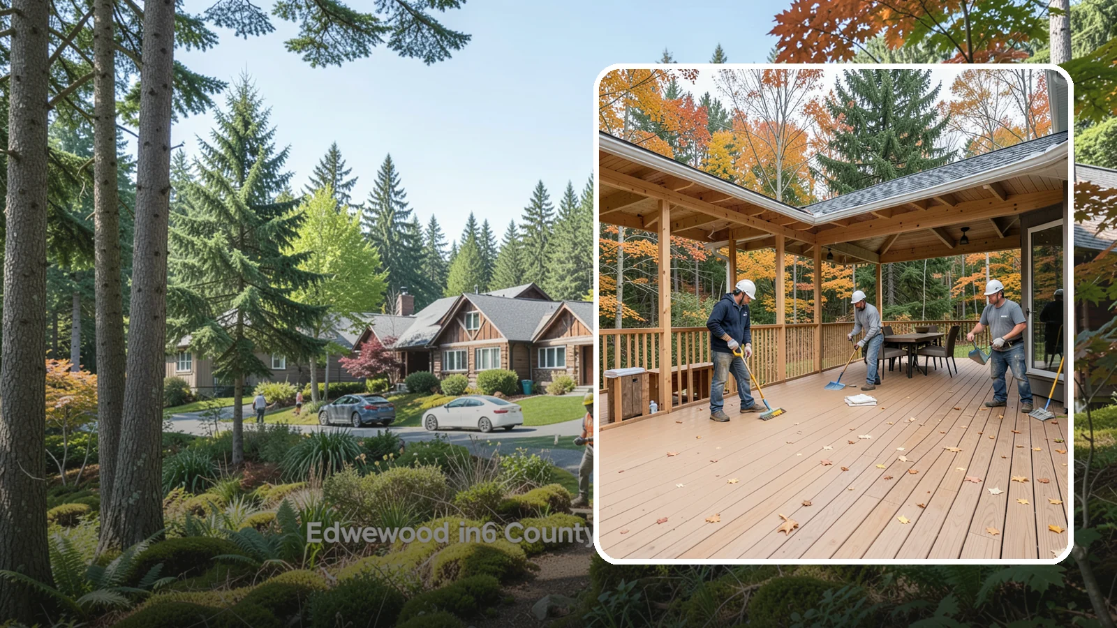 Composite Deck Installation in Edgewood, Pierce County, WA - Low-maintenance composite decking that resists Northwest rain, rot, and fading for decades.