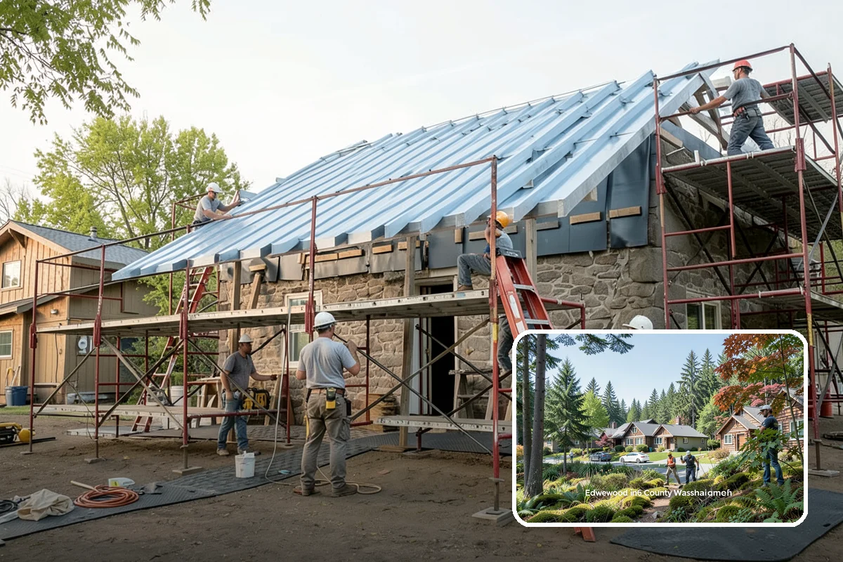 Composite Deck Installation in Edgewood, Pierce County, WA - Virtually no annual maintenance beyond an occasional wash