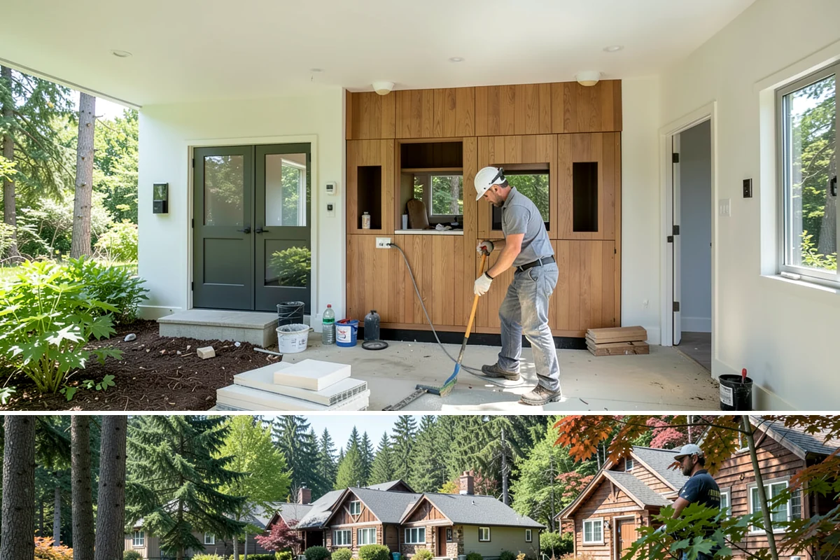 Composite Deck Installation in Edgewood, Pierce County, WA - Composite installs well in any season, but a drier stretch makes substructure and framing work faster and cleaner.