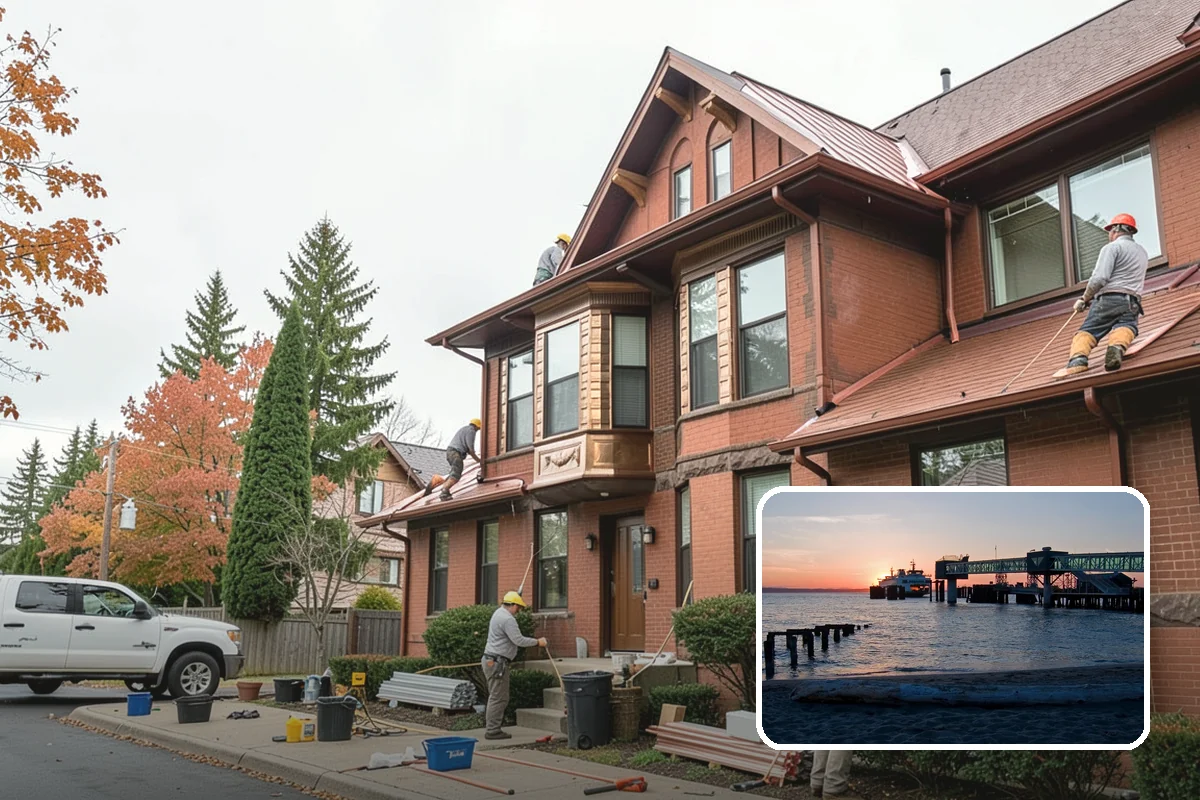 Composite Deck Installation in Edmonds, Snohomish County, WA - Virtually no annual maintenance beyond an occasional wash