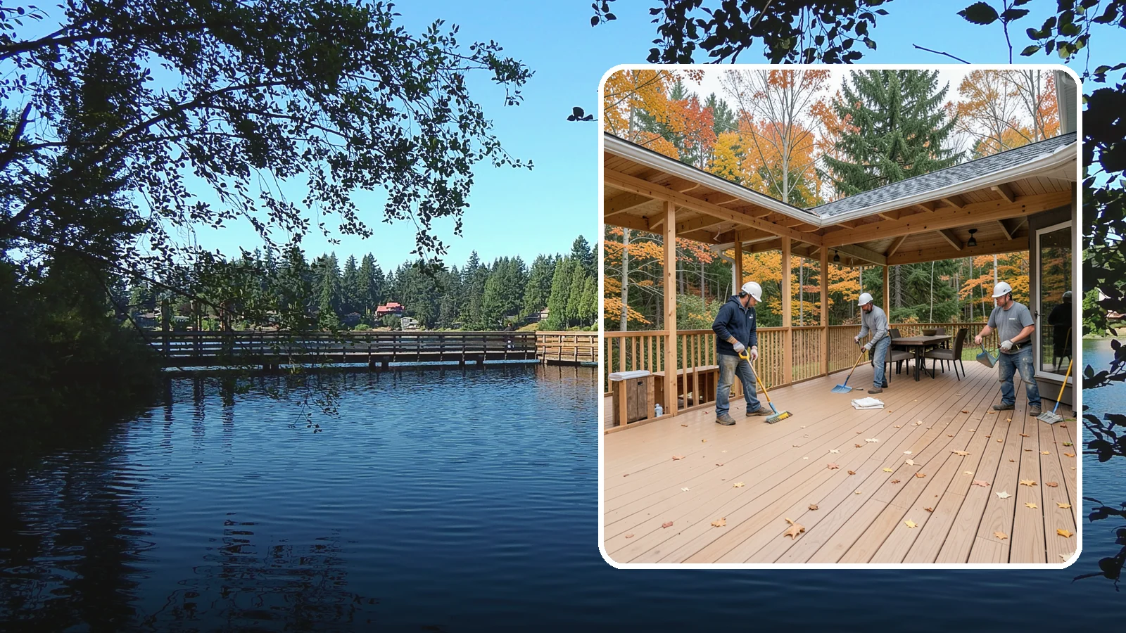 Composite Deck Installation in Federal Way, King County, WA - Low-maintenance composite decking that resists Northwest rain, rot, and fading for decades.