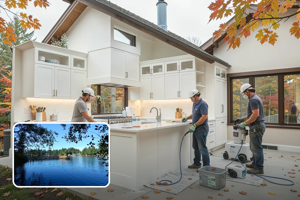 Composite Deck Installation in Federal Way, King County, WA - Virtually no annual maintenance beyond an occasional wash