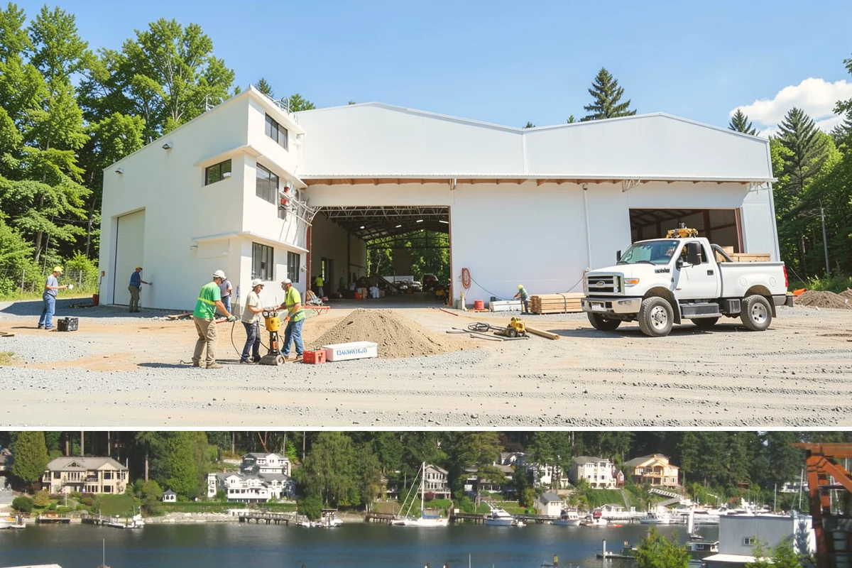 Composite Deck Installation in Gig Harbor, Pierce County, WA - Composite installs well in any season, but a drier stretch makes substructure and framing work faster and cleaner.
