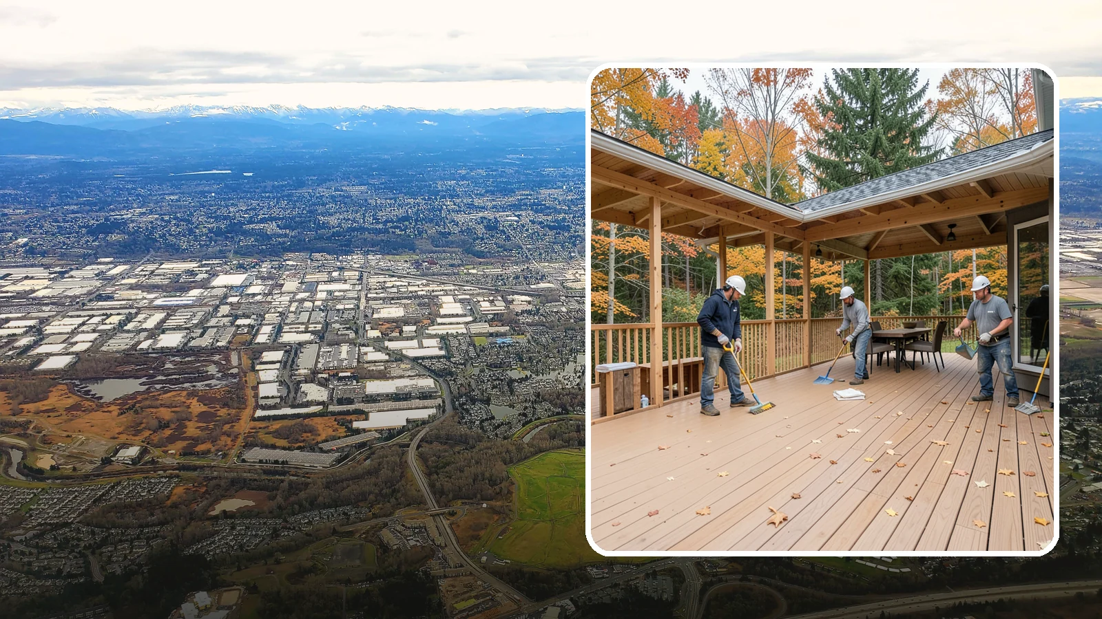 Composite Deck Installation in Kent, King County, WA - Low-maintenance composite decking that resists Northwest rain, rot, and fading for decades.