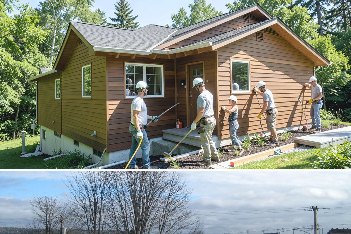 Composite Deck Installation in Langley, Island County, WA - Composite installs well in any season, but a drier stretch makes substructure and framing work faster and cleaner.