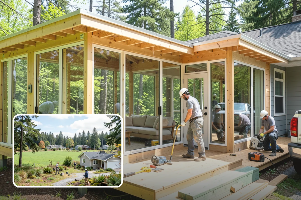 Composite Deck Installation in Lyman, Skagit County, WA - Virtually no annual maintenance beyond an occasional wash