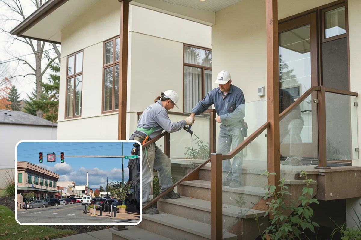 Composite Deck Installation in Monroe, Snohomish County, WA - Virtually no annual maintenance beyond an occasional wash