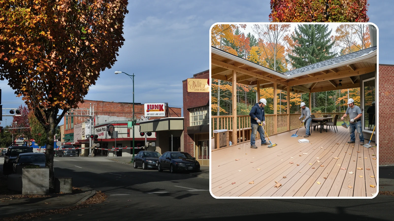 Composite Deck Installation in Puyallup, Pierce County, WA - Low-maintenance composite decking that resists Northwest rain, rot, and fading for decades.
