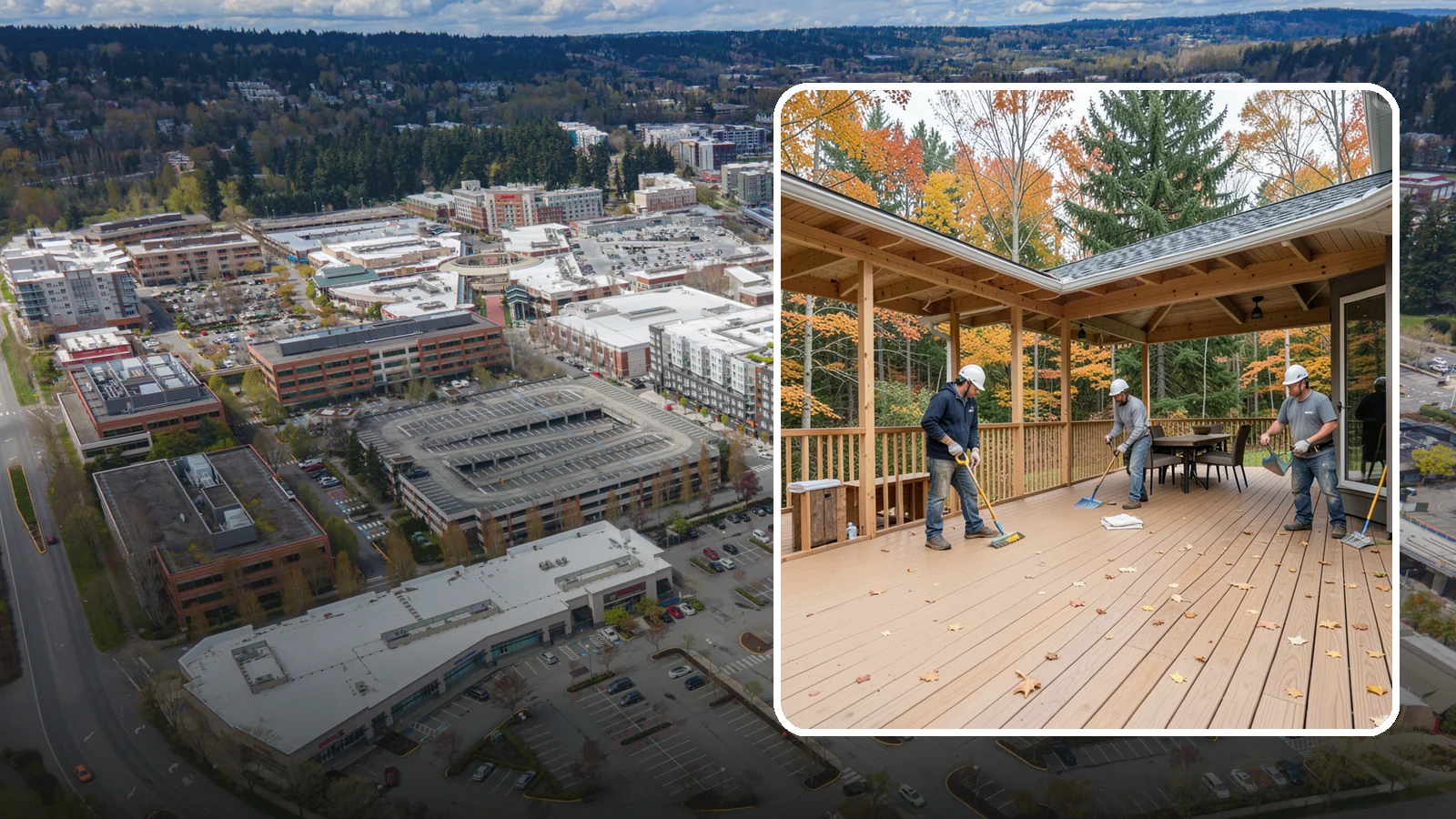 Composite Deck Installation in Redmond, King County, WA - Low-maintenance composite decking that resists Northwest rain, rot, and fading for decades.