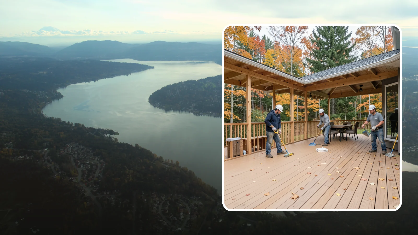 Composite Deck Installation in Sammamish, King County, WA - Low-maintenance composite decking that resists Northwest rain, rot, and fading for decades.