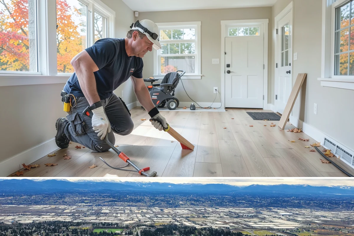 Composite Deck Installation in SeaTac, King County, WA - Composite installs well in any season, but a drier stretch makes substructure and framing work faster and cleaner.