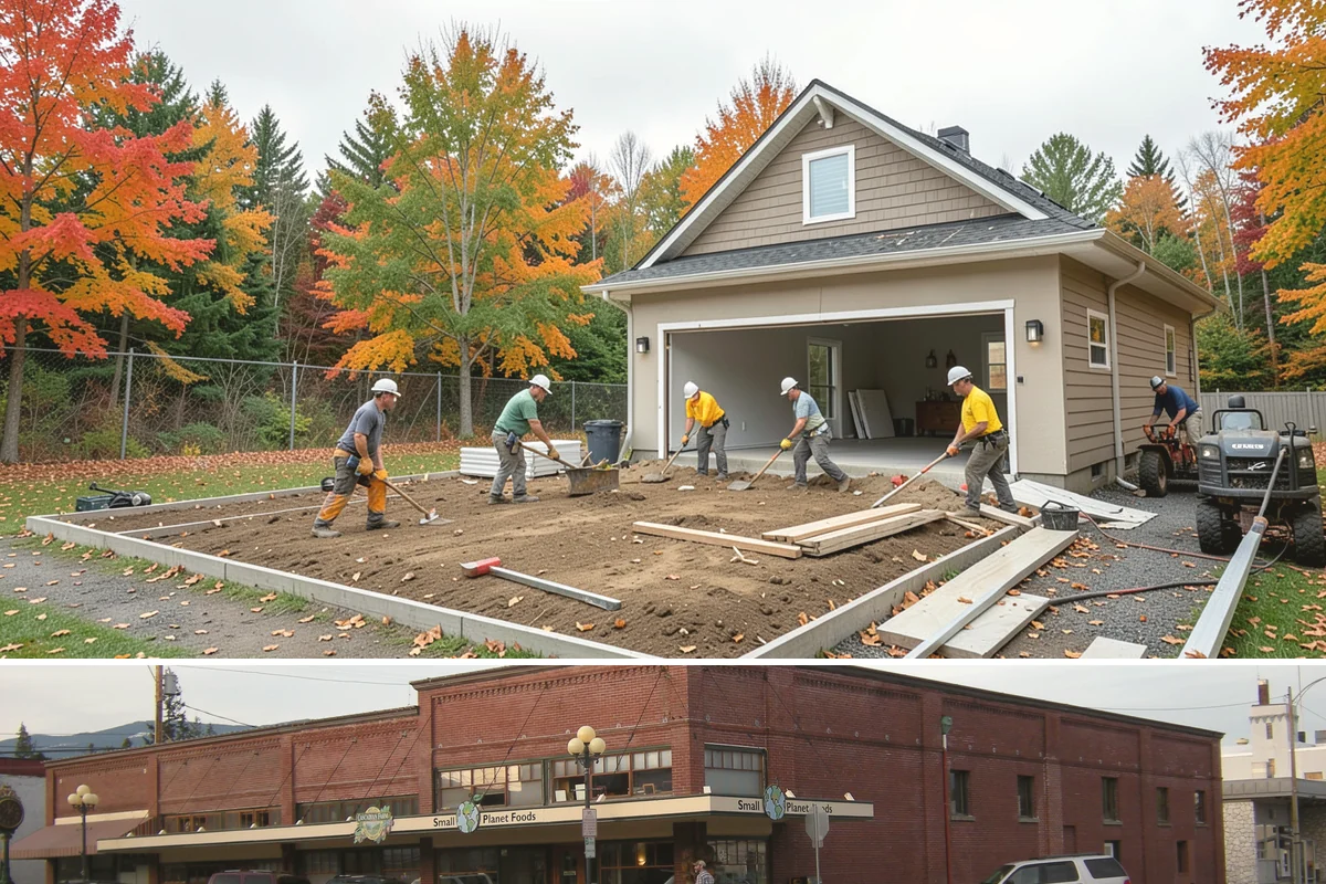 Composite Deck Installation in Sedro-Woolley, Skagit County, WA - Composite installs well in any season, but a drier stretch makes substructure and framing work faster and cleaner.