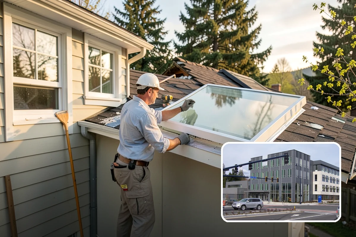 Composite Deck Installation in Shoreline, King County, WA - Virtually no annual maintenance beyond an occasional wash