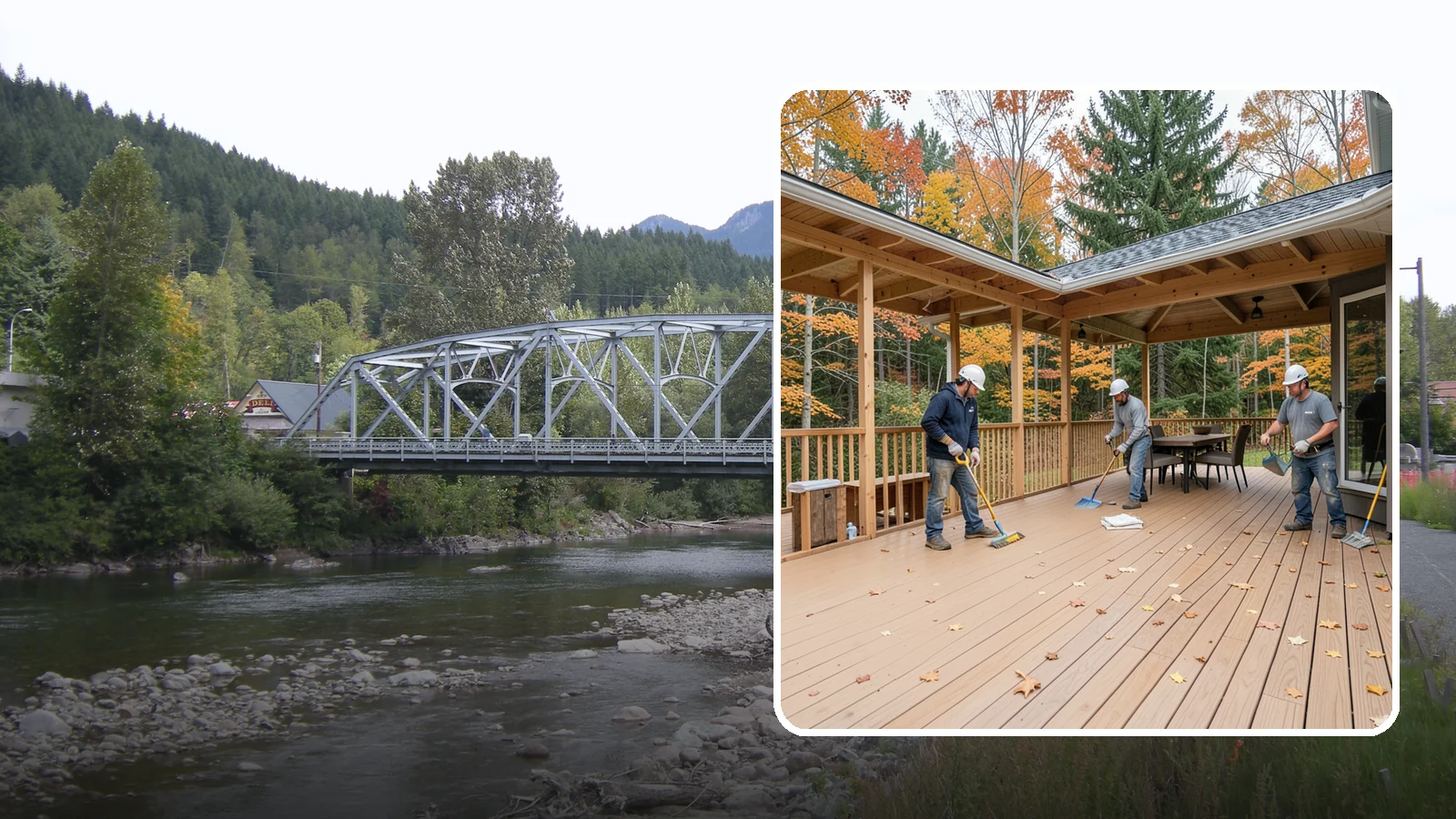 Composite Deck Installation in Skykomish, King County, WA - Low-maintenance composite decking that resists Northwest rain, rot, and fading for decades.