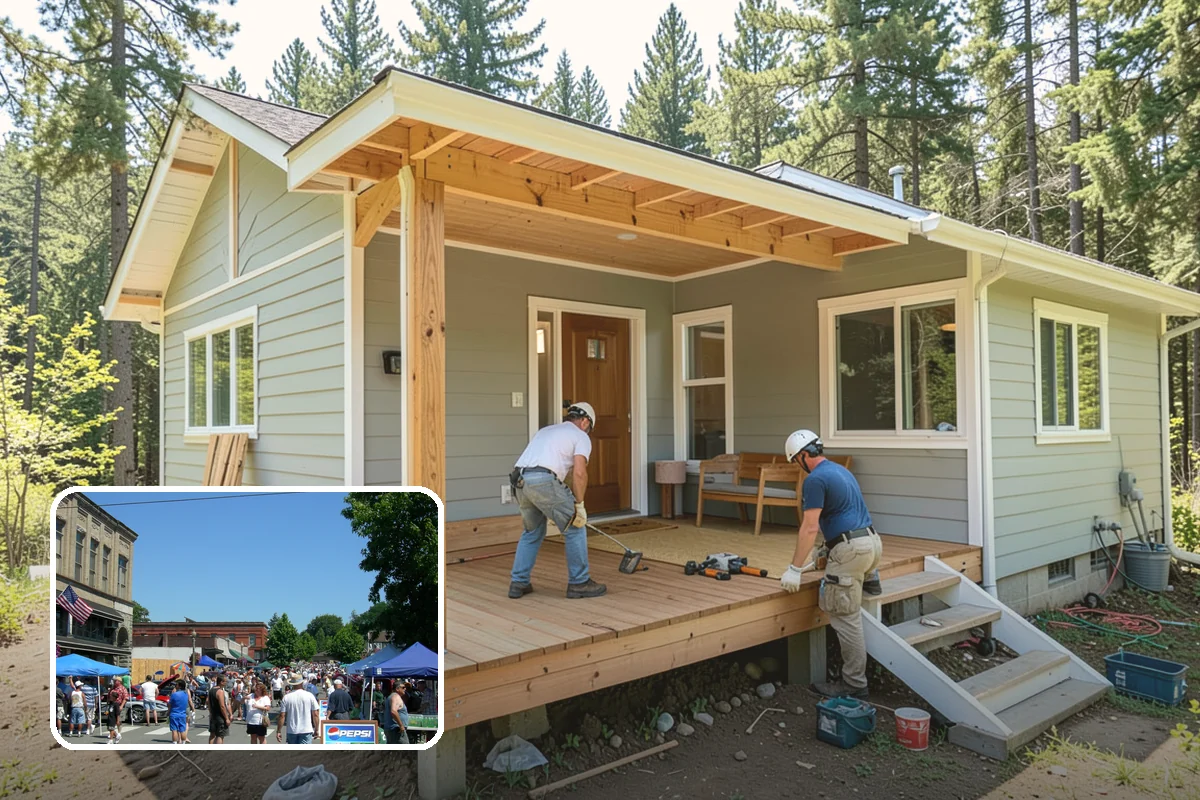 Composite Deck Installation in Snohomish, Snohomish County, WA - Virtually no annual maintenance beyond an occasional wash