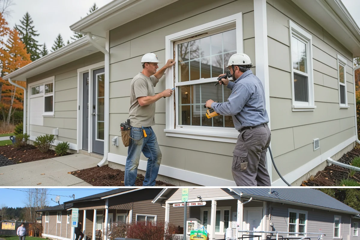 Composite Deck Installation in South Prairie, Pierce County, WA - Composite installs well in any season, but a drier stretch makes substructure and framing work faster and cleaner.