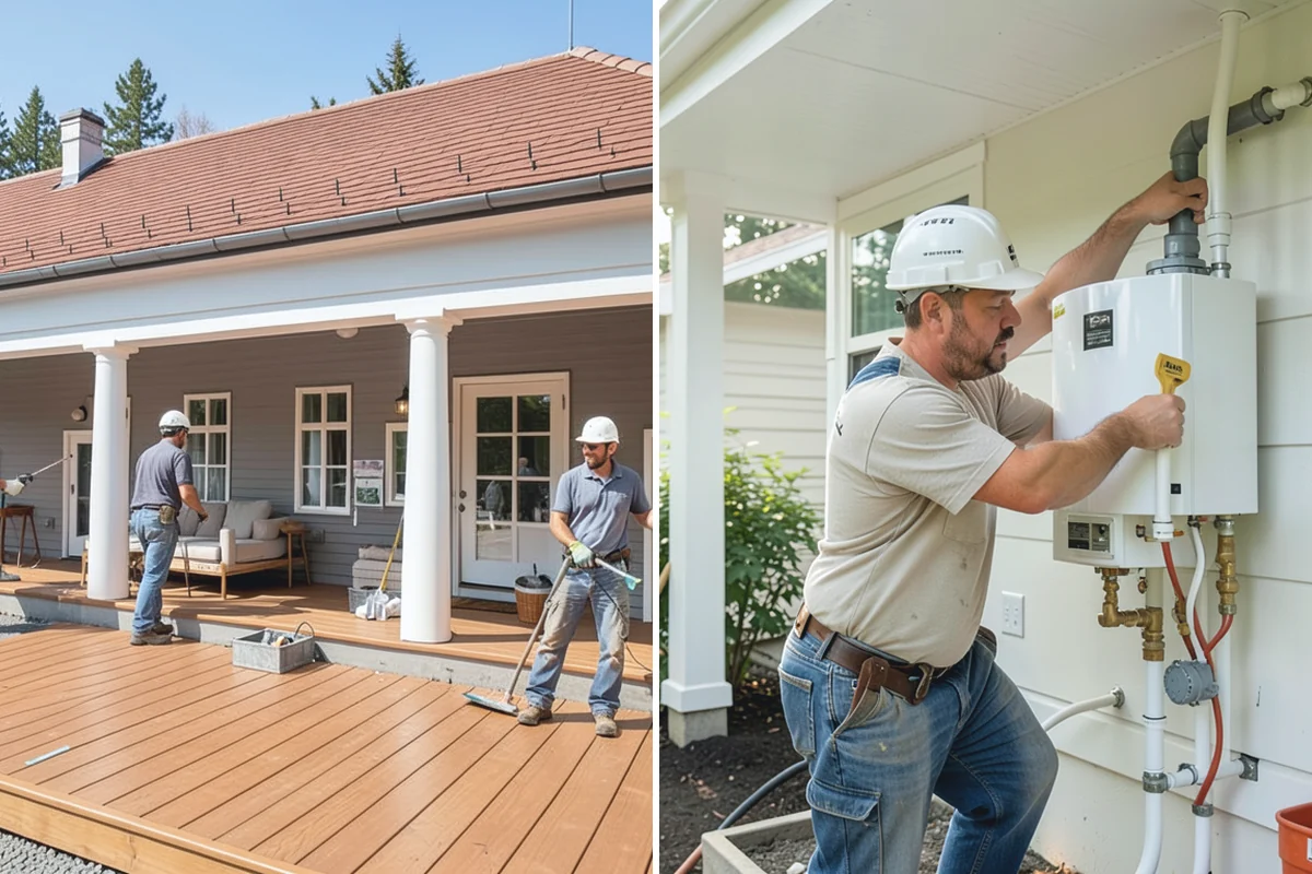 Composite Deck Installation in Sumner, Pierce County, WA - Help you compare composite lines, colors, and budgets