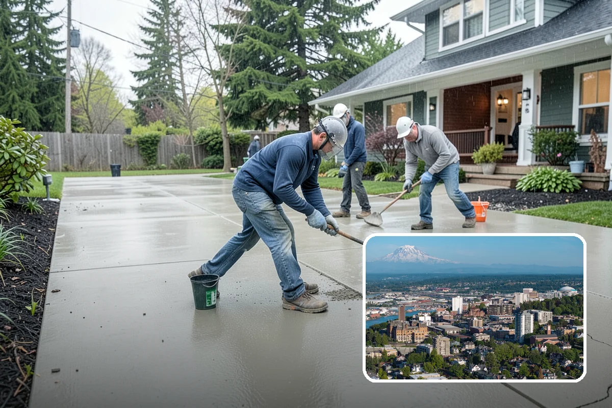 Composite Deck Installation in Tacoma, Pierce County, WA - Virtually no annual maintenance beyond an occasional wash