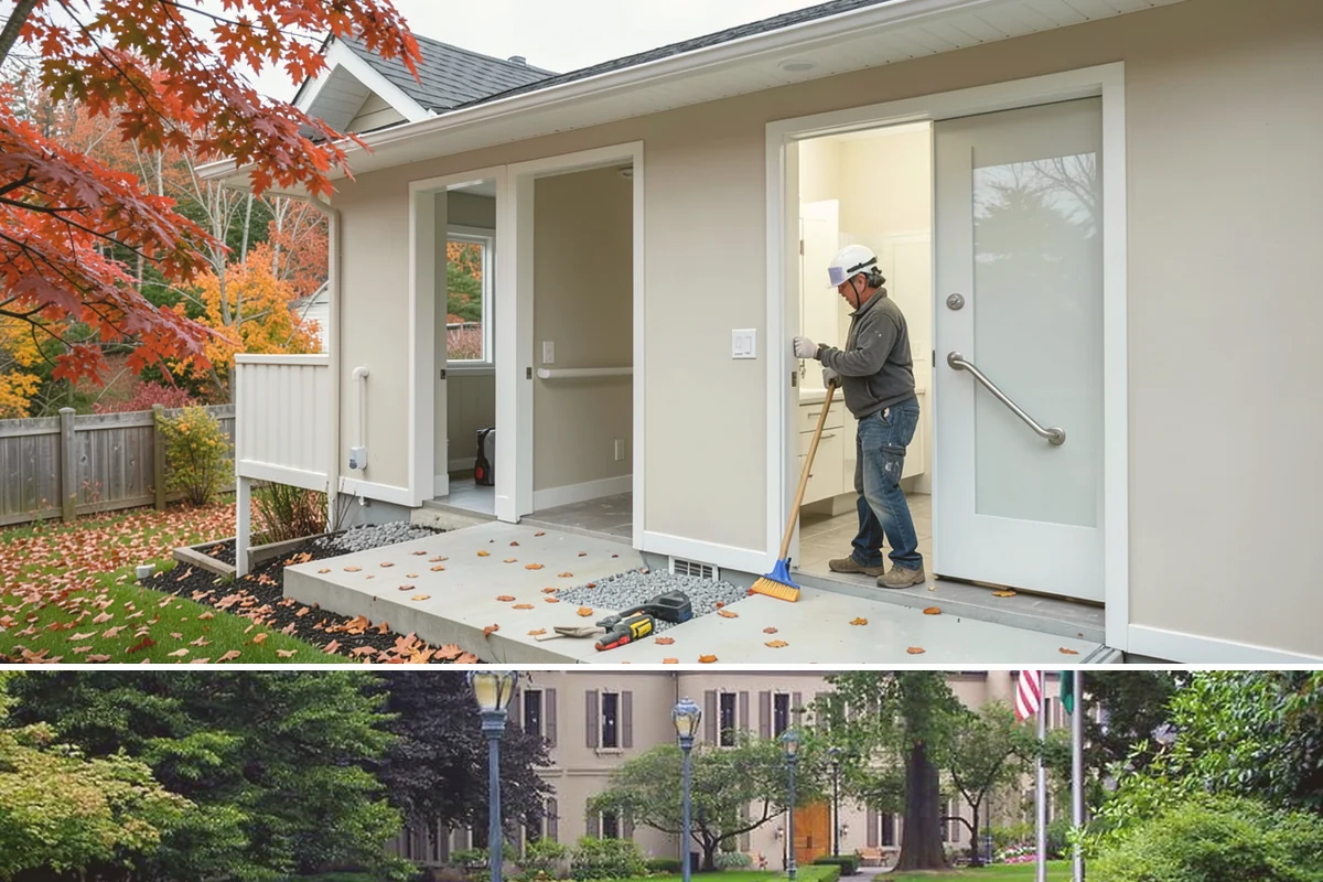Composite Deck Installation in Woodinville, King County, WA - Composite installs well in any season, but a drier stretch makes substructure and framing work faster and cleaner.