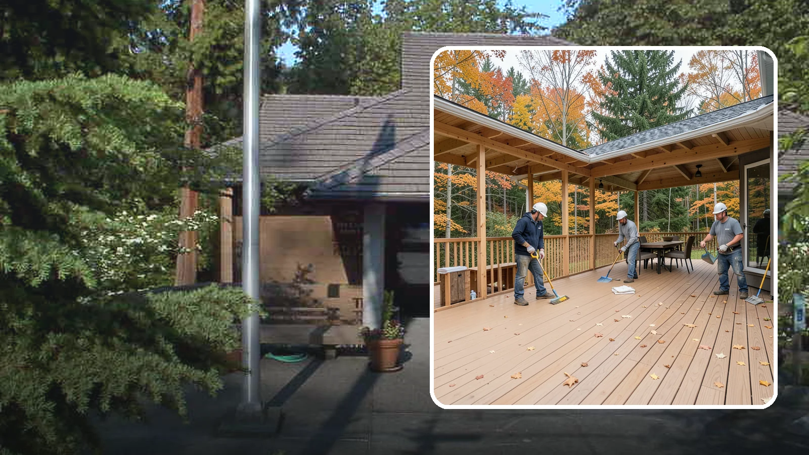 Composite Deck Installation in Yarrow Point, King County, WA - Low-maintenance composite decking that resists Northwest rain, rot, and fading for decades.