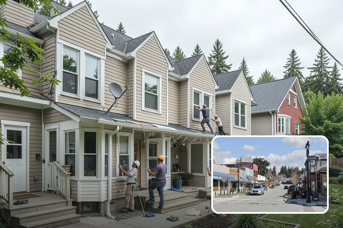 Composite Fence Installation in Bothell, King County, WA - Wood look without the maintenance