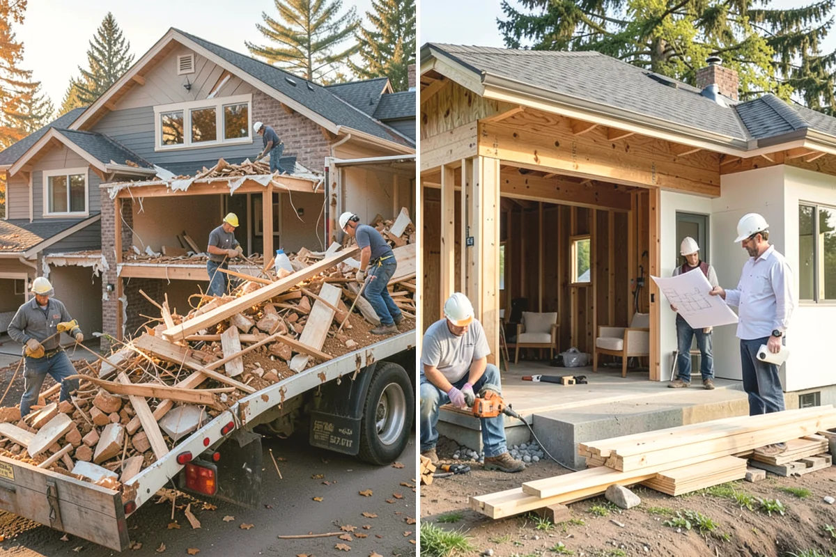 Composite Fence Installation in Burien, King County, WA - Lay out the run and confirm boundaries