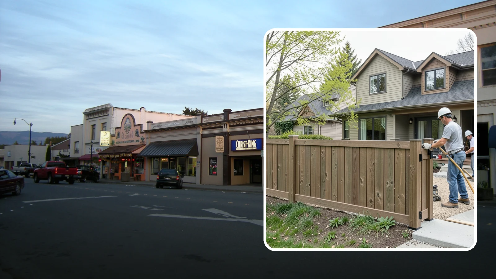 Composite Fence Installation in Burlington, Skagit County, WA - A rugged composite fence that pairs the look of wood with rot-proof, low-maintenance durability.