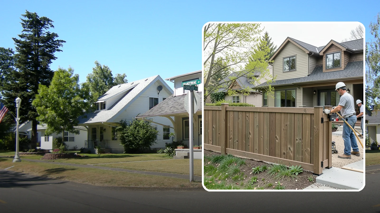 Composite Fence Installation in DuPont, Pierce County, WA - A rugged composite fence that pairs the look of wood with rot-proof, low-maintenance durability.