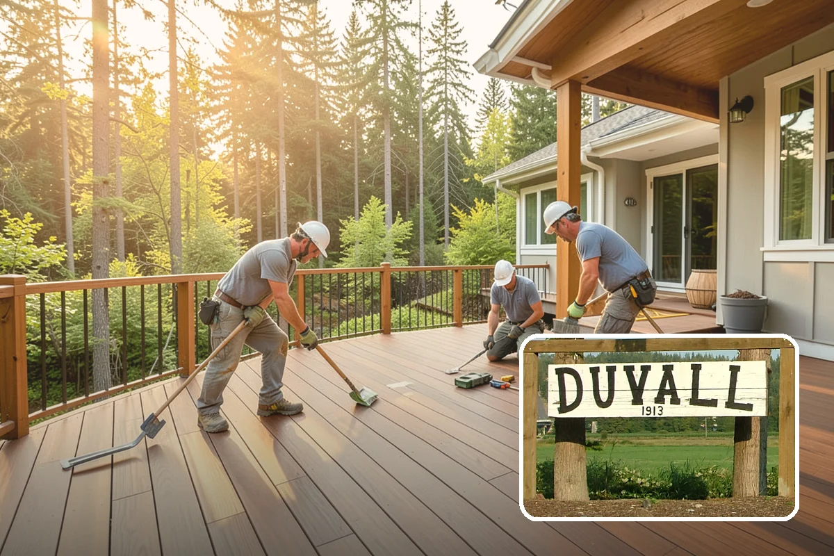 Composite Fence Installation in Duvall, King County, WA - Wood look without the maintenance