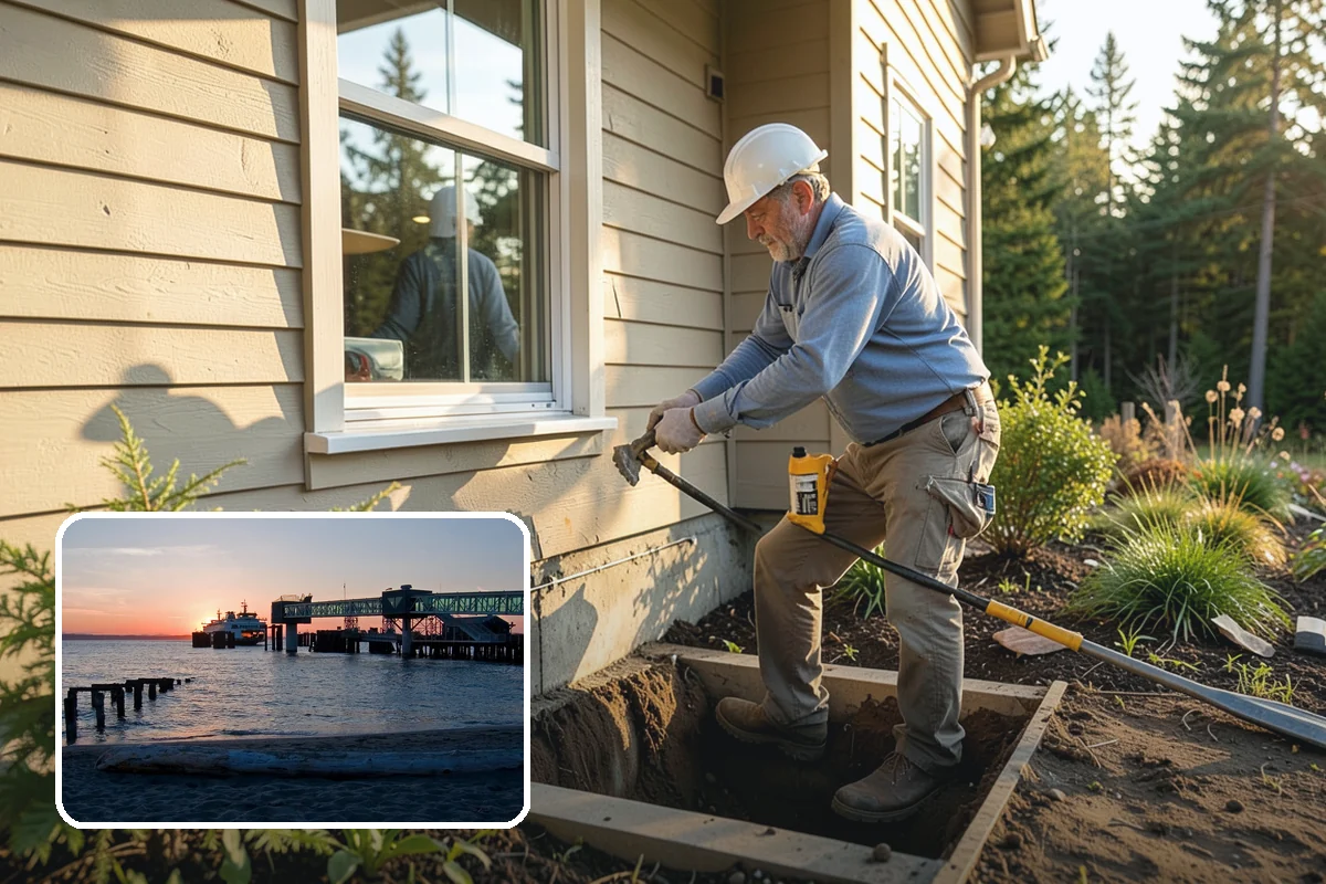 Composite Fence Installation in Edmonds, Snohomish County, WA - Wood look without the maintenance