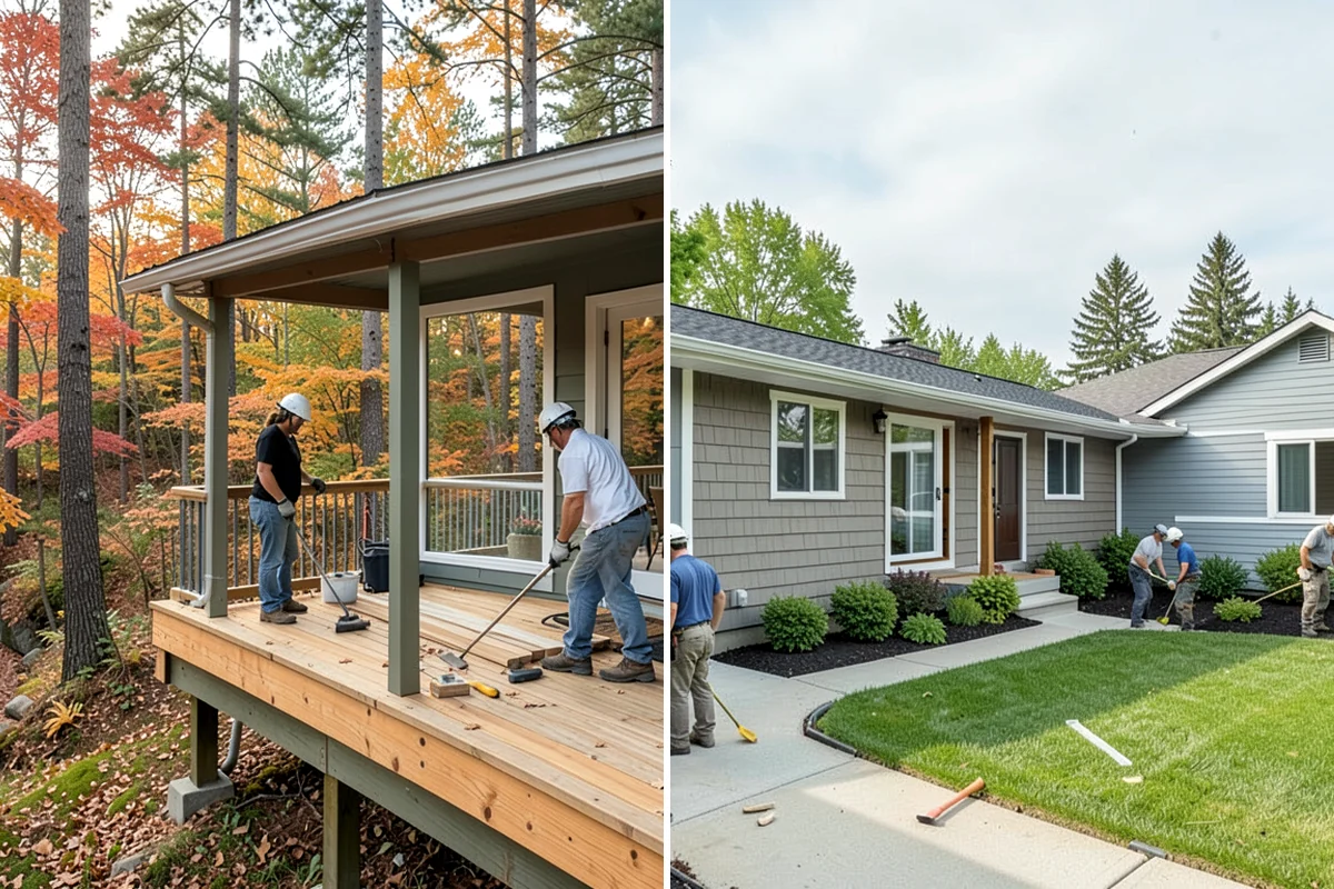 Composite Fence Installation in Enumclaw, King County, WA - Lay out the run and confirm boundaries